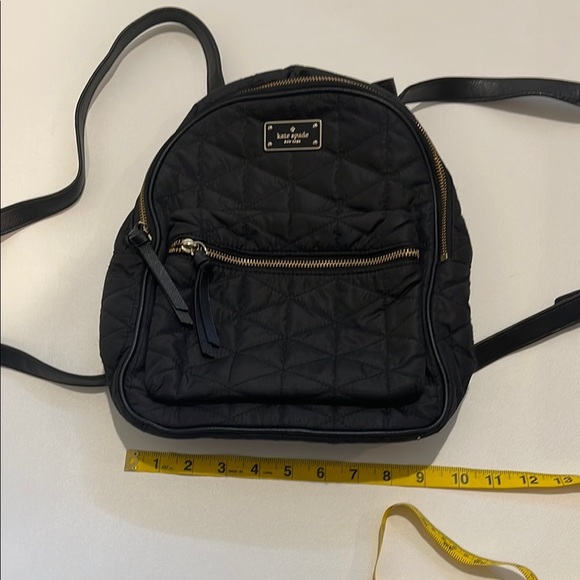 Kate Spade Black Quilted Mini Backpack main image 5